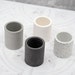 Round Concrete Mini Pot, Plant pot, Indoor Concrete Planter, Jesmonite Vase, New Home Gift, Make Up Brush Storage, Dressing Table 