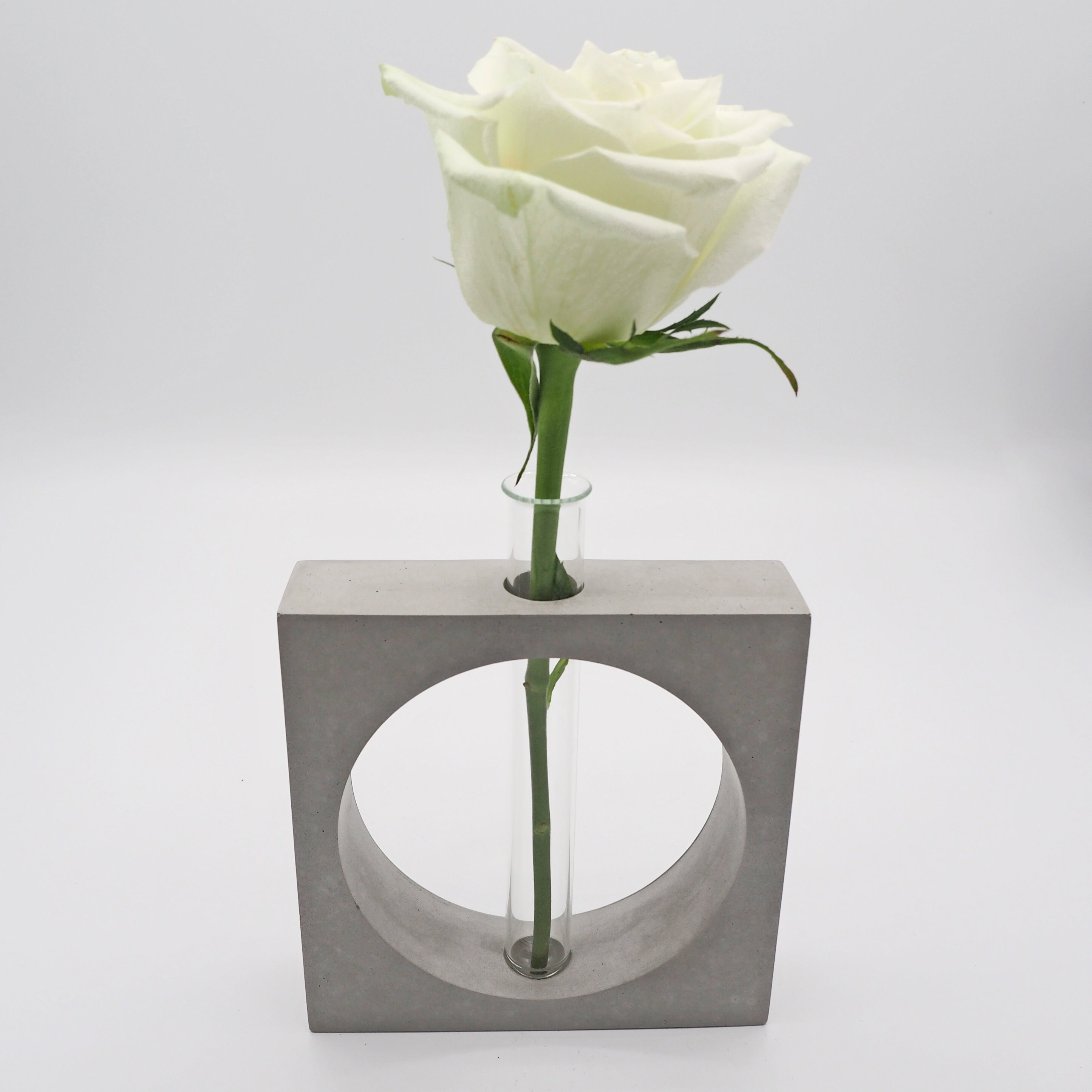 Concrete Test Tube Vase Table Centrepiece Jesmonite Flower Etsy UK