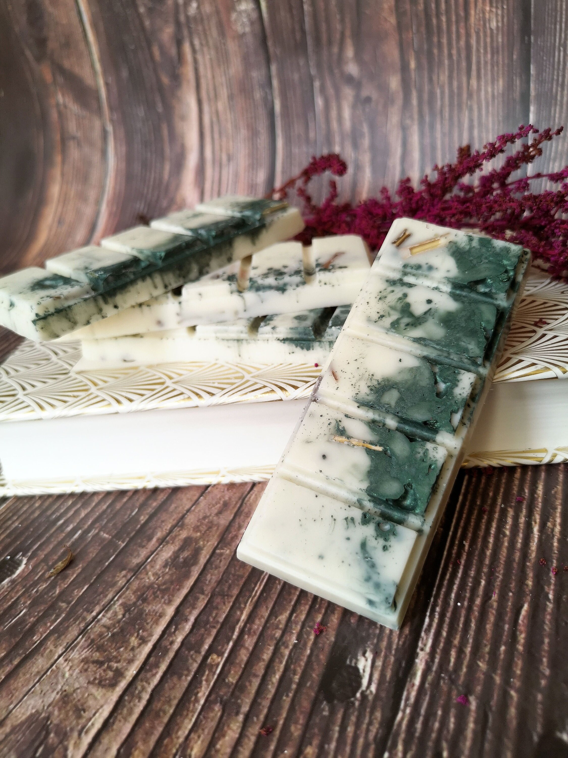 Vegan wax melt snap bar highly fragrances