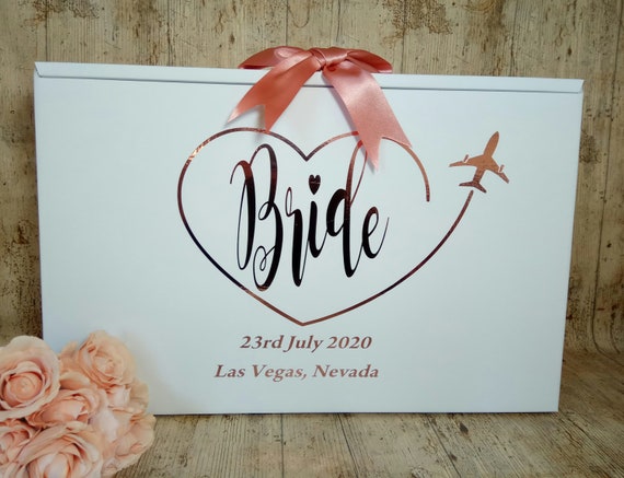 Wedding Dress Box Airline Size Personalised Etsy