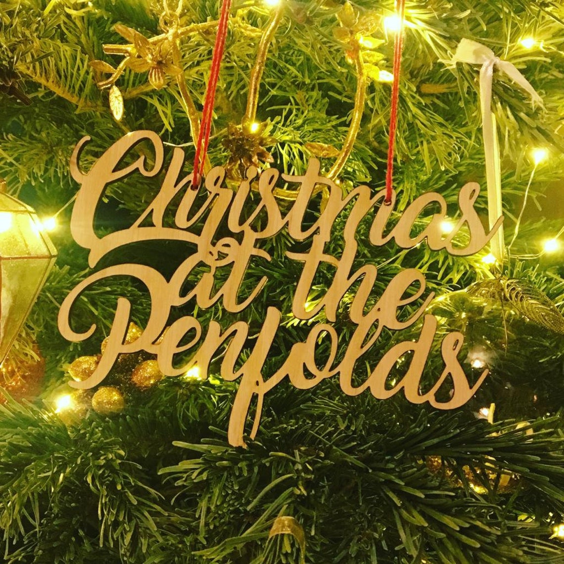 Christmas Decoration Christmas Personalised Tree  Etsy