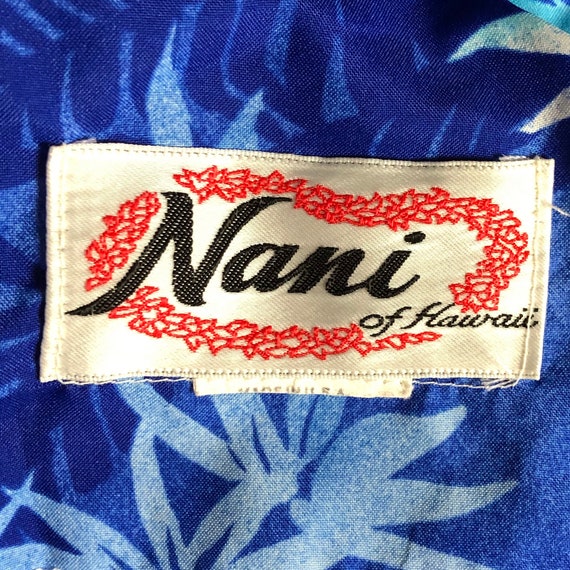 Vintage Ladies Hawaiian Shirt from Nani of Hawaii… - image 9