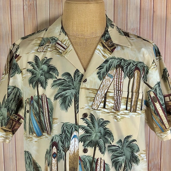 Hawaiian Shirt from RJC, Size Large, Surfboards a… - image 3