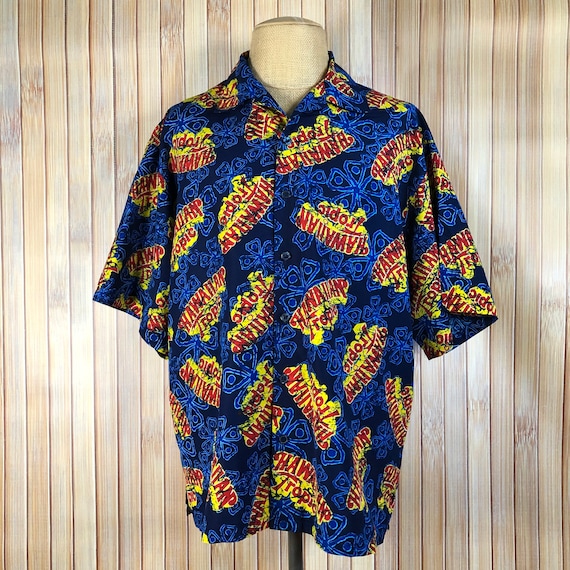 Hawaiian Tropics Hawaiian Shirt, Size XXL, Abstra… - image 2