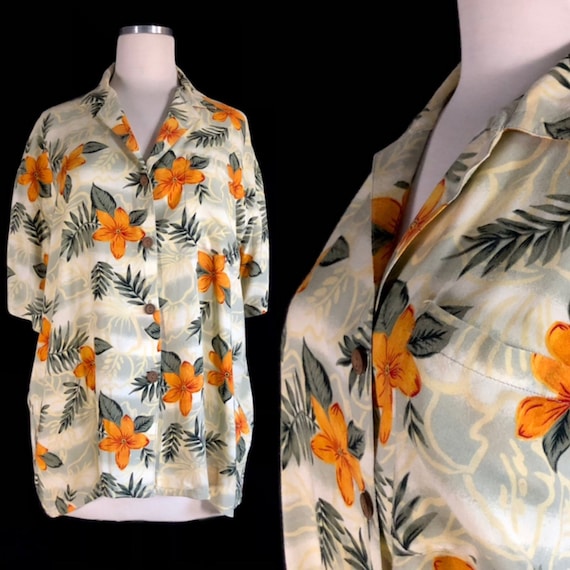 Ladies Hawaiian Shirt from Pineapple Moon, Ladies 