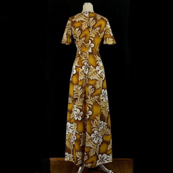 Vintage Hawaiian Maxi Dress, Tag Size 10 (modern … - image 5