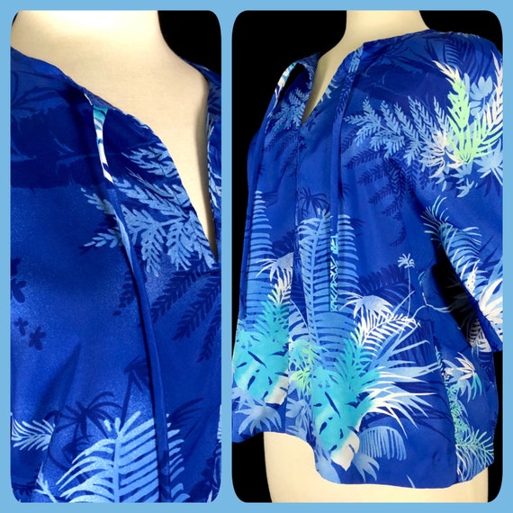 Vintage Ladies Hawaiian Shirt from Nani of Hawaii… - image 1