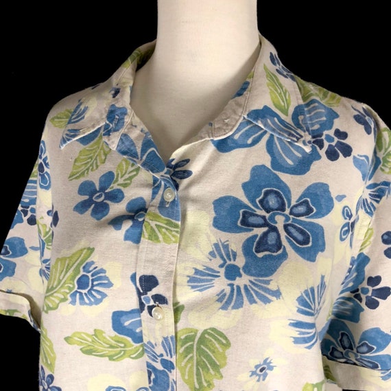 Beautiful Ladies Hawaiian Shirt from Jones New Yo… - image 9