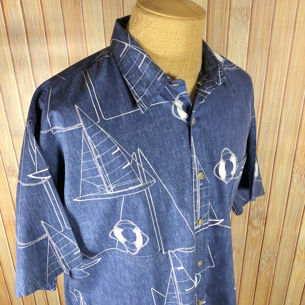 Hawaiian Reverse Print Shirt Etsy