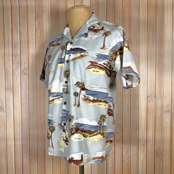 Hawaiian Shirt Made in Hawaii by RJC, Size Medium… - image 7