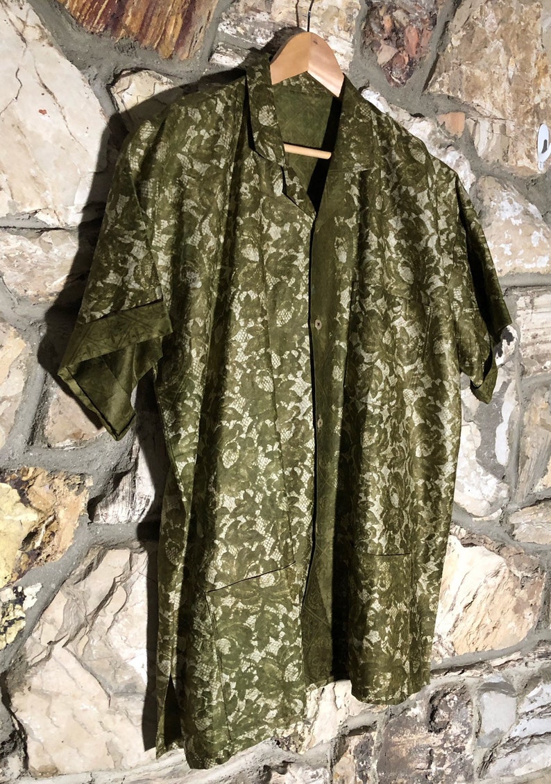 Size 3XL Vintage Hawaiian Shirt Hand Made