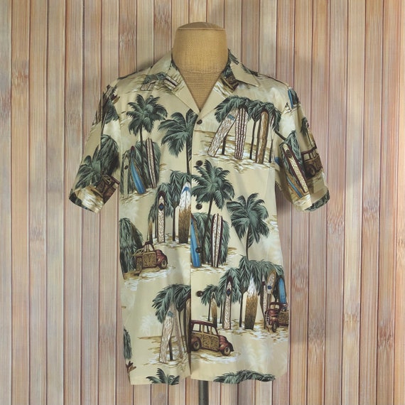 Hawaiian Shirt from RJC, Size Large, Surfboards a… - image 2