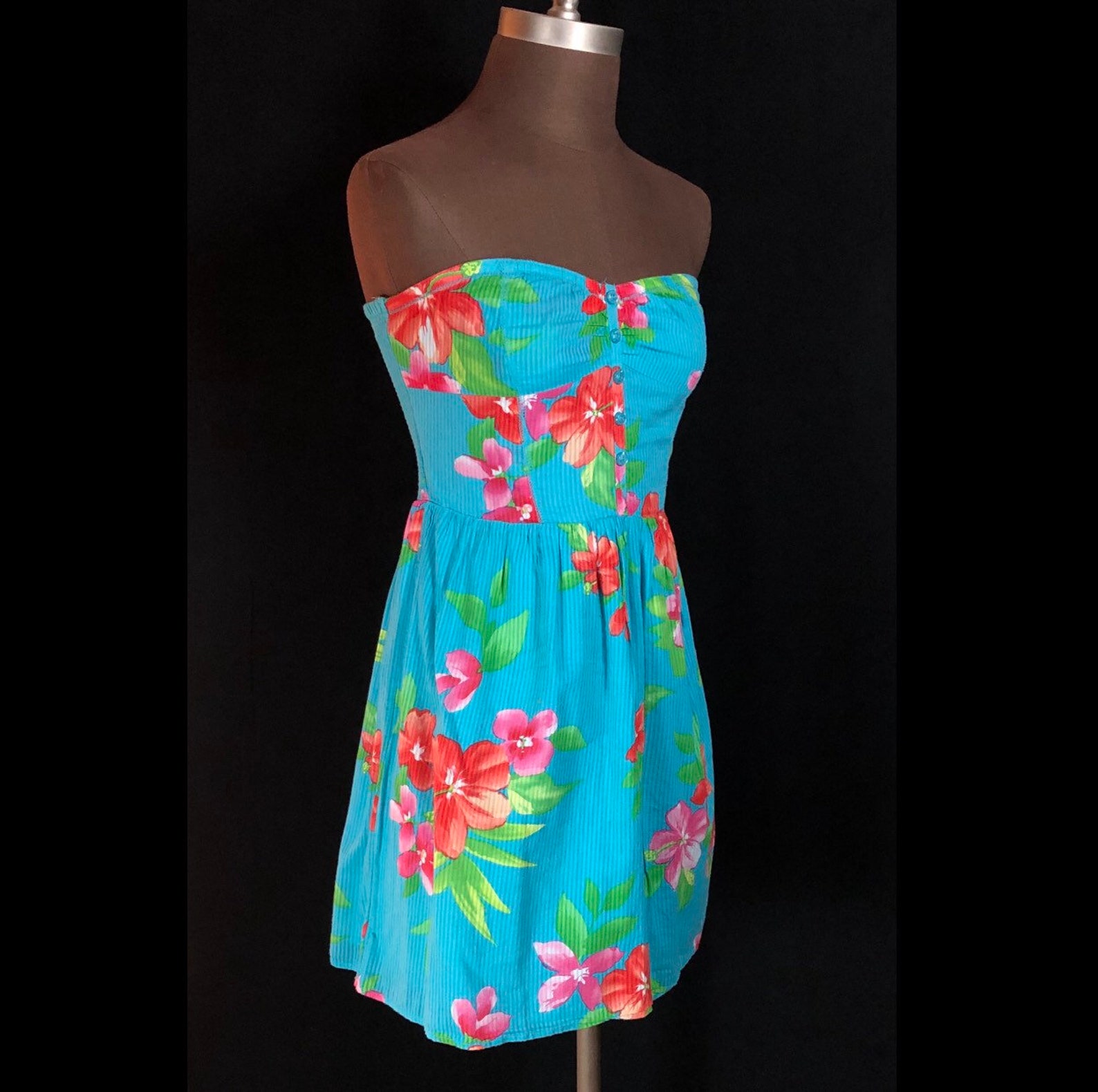 mini hawaiian dress