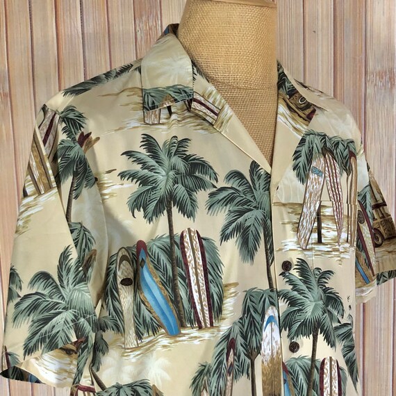 Hawaiian Shirt from RJC, Size Large, Surfboards a… - image 8