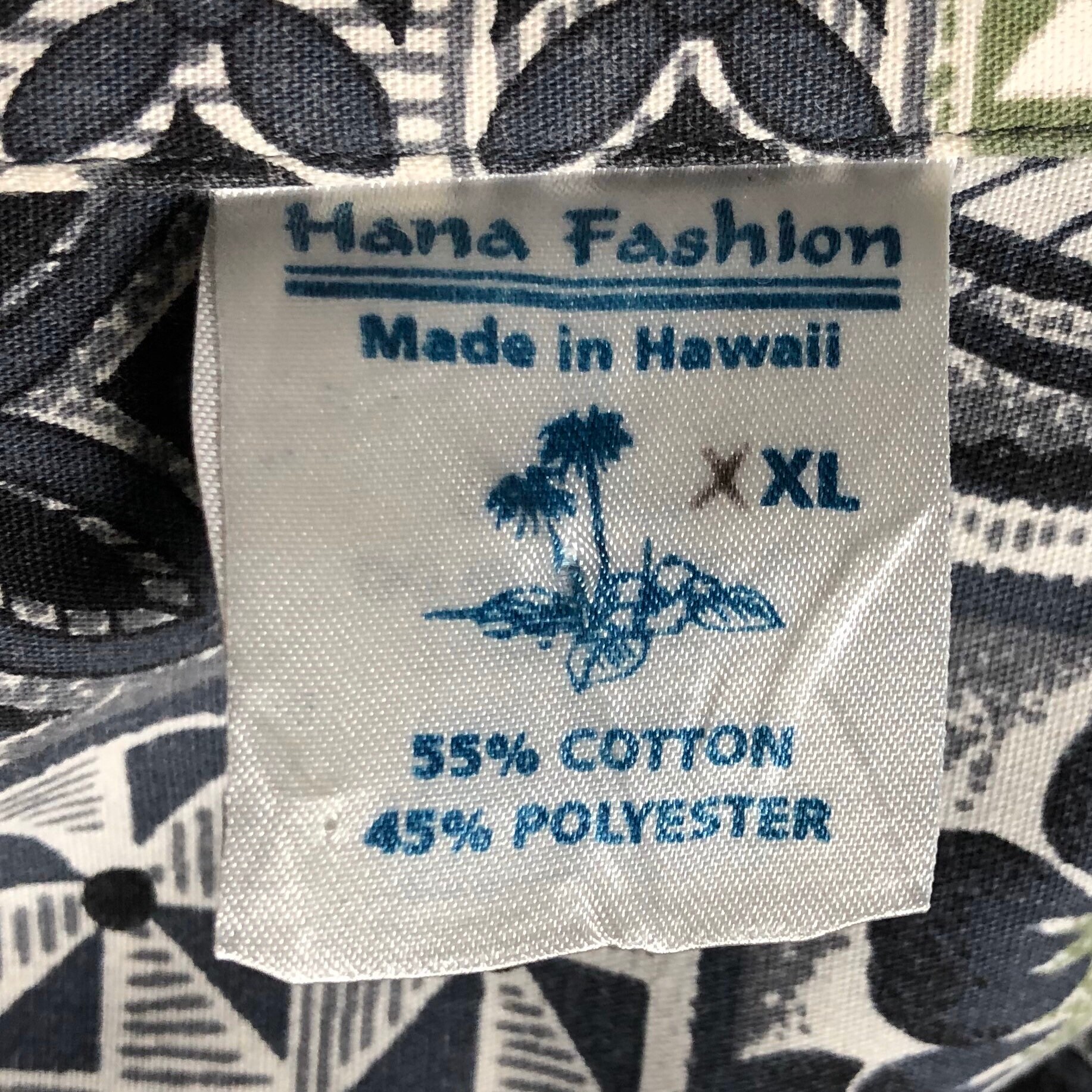 Hana Fashion Hawaiian Shirt Made in Hawaii Size Xxlarge Gray | Etsy