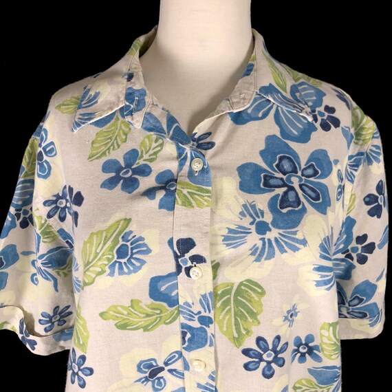 Beautiful Ladies Hawaiian Shirt from Jones New Yo… - image 8