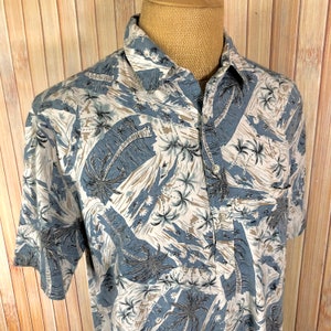Hawaiian Shirt from Barefoot in Paradise, Tropical Graphics, Size XLarge Tall