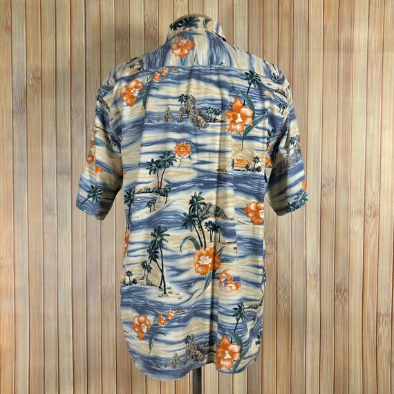 Throwback Hawaiian Shirt, Classic Print, Size LT … - image 5