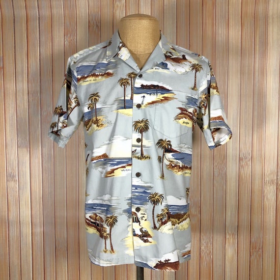 Hawaiian Shirt Made in Hawaii by RJC, Size Medium… - image 3