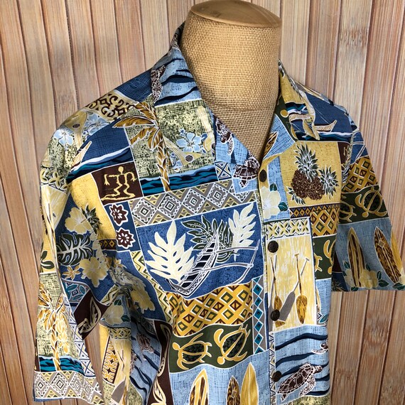 Hawaiian Shirt with Hawaiian Style Graphics, Size… - image 9