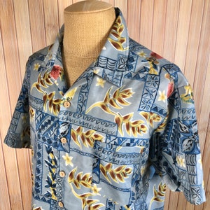 Camisa havaiana vintage de Roundy Bay, tamanho XLarge, Hula Girls e designs tropicais