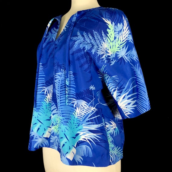 Vintage Ladies Hawaiian Shirt from Nani of Hawaii… - image 10