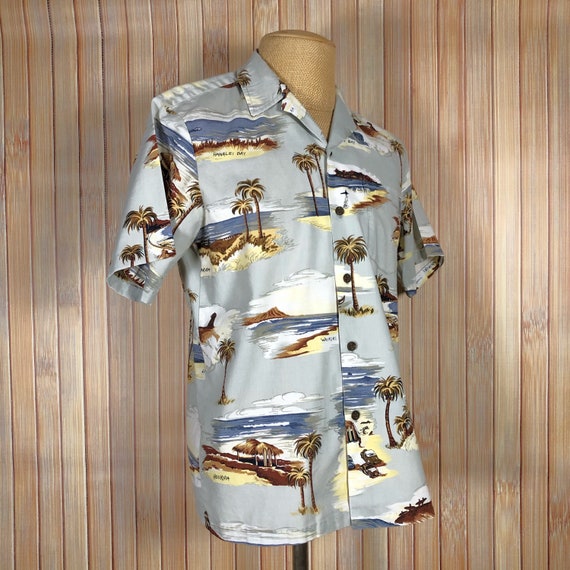 Hawaiian Shirt Made in Hawaii by RJC, Size Medium… - image 10