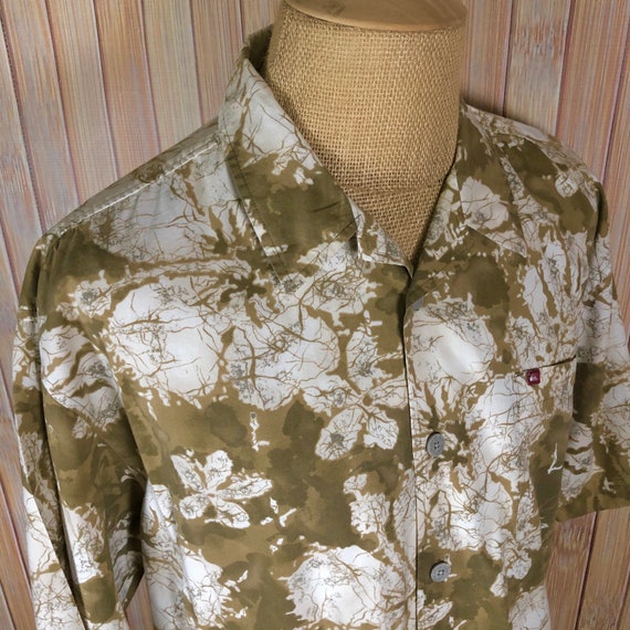 Hawaiian Shirt from Eddie D Black with Tropical Designs Size 4XB