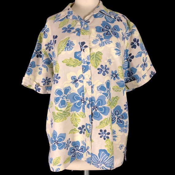 Beautiful Ladies Hawaiian Shirt from Jones New Yo… - image 3