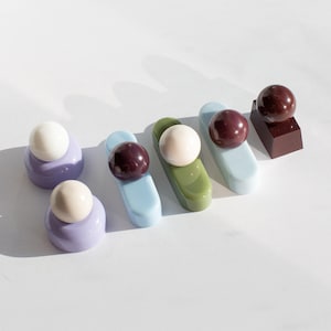 Set of 6 Resin Cabinet Knobs various