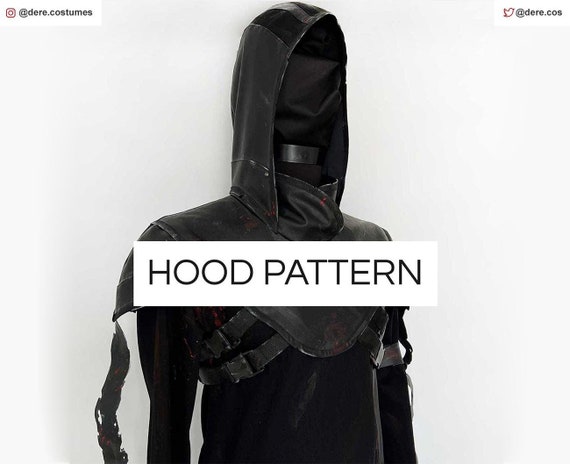 Ghost Face Hood Sewing Pattern for Cosplay (Digital Download)