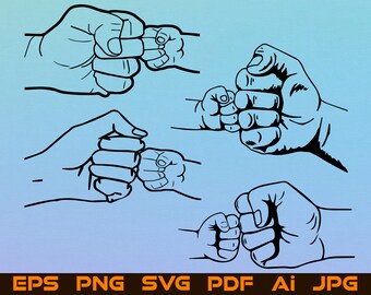 Download Fist Bump Svg Etsy