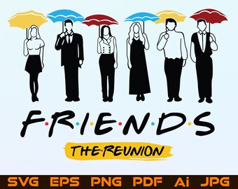 Download Friends Umbrella Svg Etsy