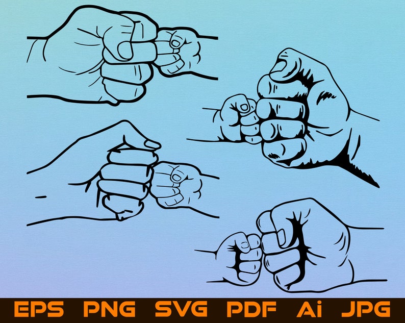 Download Svg Fist Bump Svg First Bump Svg Adult Baby Fistbump Svg Father And Son Svg Mother And Daughter Svg Silhouette Cut File Prints Digital Prints Vermontorganics Com