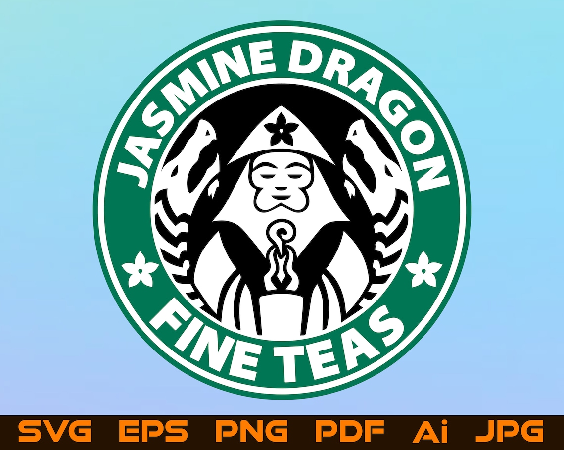 Jasmine Dragon Fine Teas SVG Avatar the Last Airbender Svg Etsy