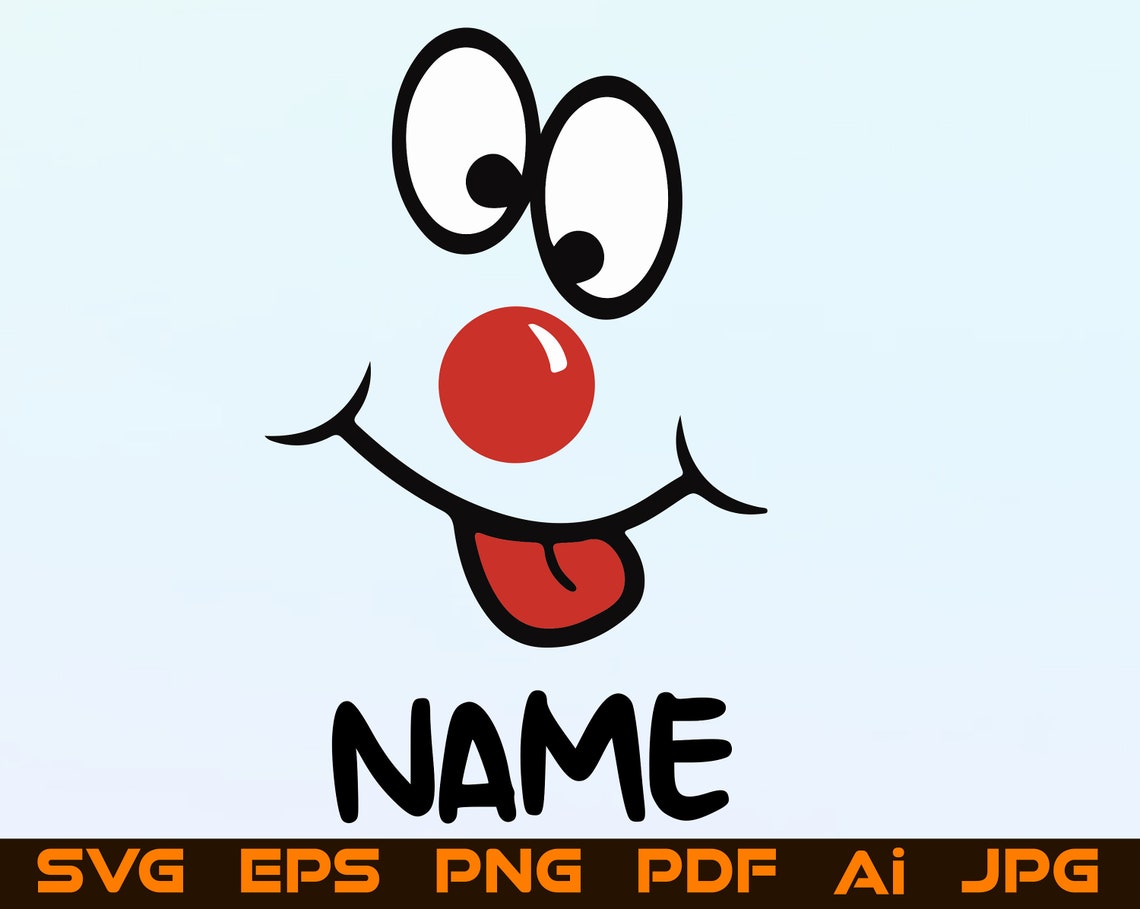 Red Nose Day FREE NAME CUSTOMIZATION Svg Cut File for Cricut Etsy