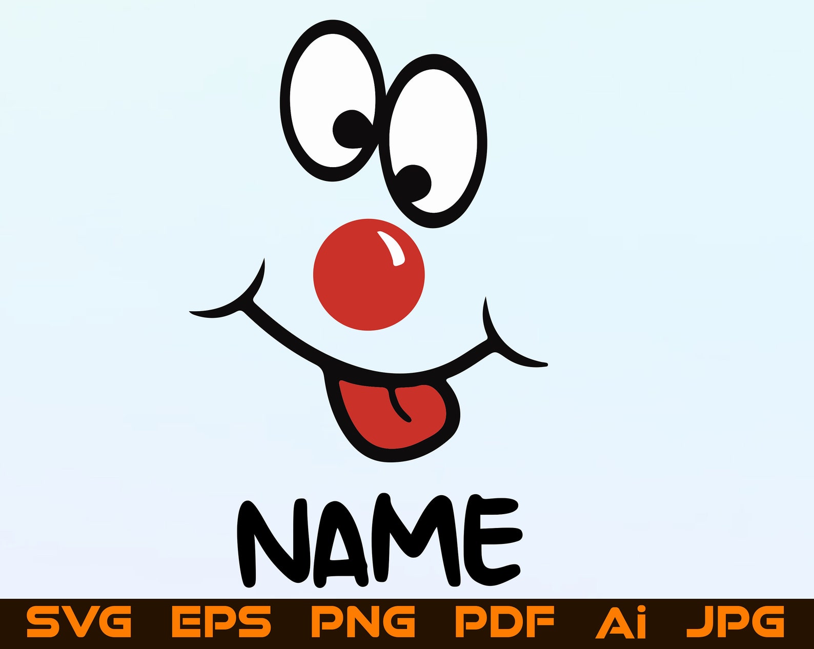 Red Nose Day FREE NAME CUSTOMIZATION Svg Cut File for Cricut Etsy
