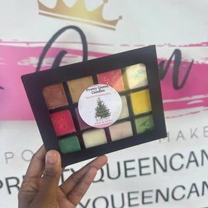 12 Christmas Waxmelts | Christmas Wax melt Advent Calender | Wax melt sample packs