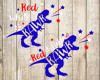 Download Dinosaur 4th Of July Etsy PSD Mockup Templates