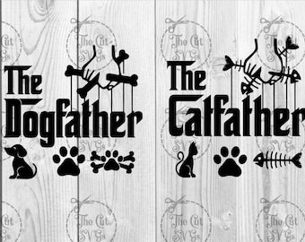 Download The Dogfather svg Dog dad svg Dog father svg Father's Day ...