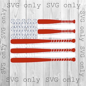 Baseball Svg, Baseball Flag Svg, Baseball Bat Svg, Love Baseball svg, USA Svg, USA Flag Svg, 4th of July, American Flag svg, Patriotic SVG