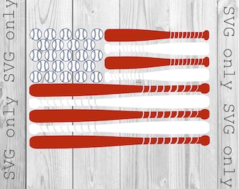 Baseball Svg, Baseball Flag Svg, Baseball Bat Svg, Love Baseball svg, USA Svg, USA Flag Svg, 4th of July, American Flag svg, Patriotic SVG
