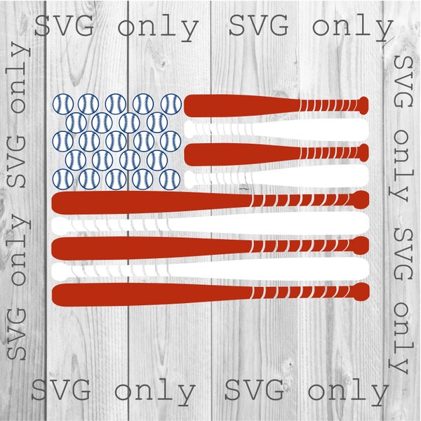 Baseball Svg, Baseball Flag Svg, Baseball Bat Svg, Love Baseball svg, USA Svg, USA Flag Svg, 4th of July, American Flag svg, Patriotic SVG