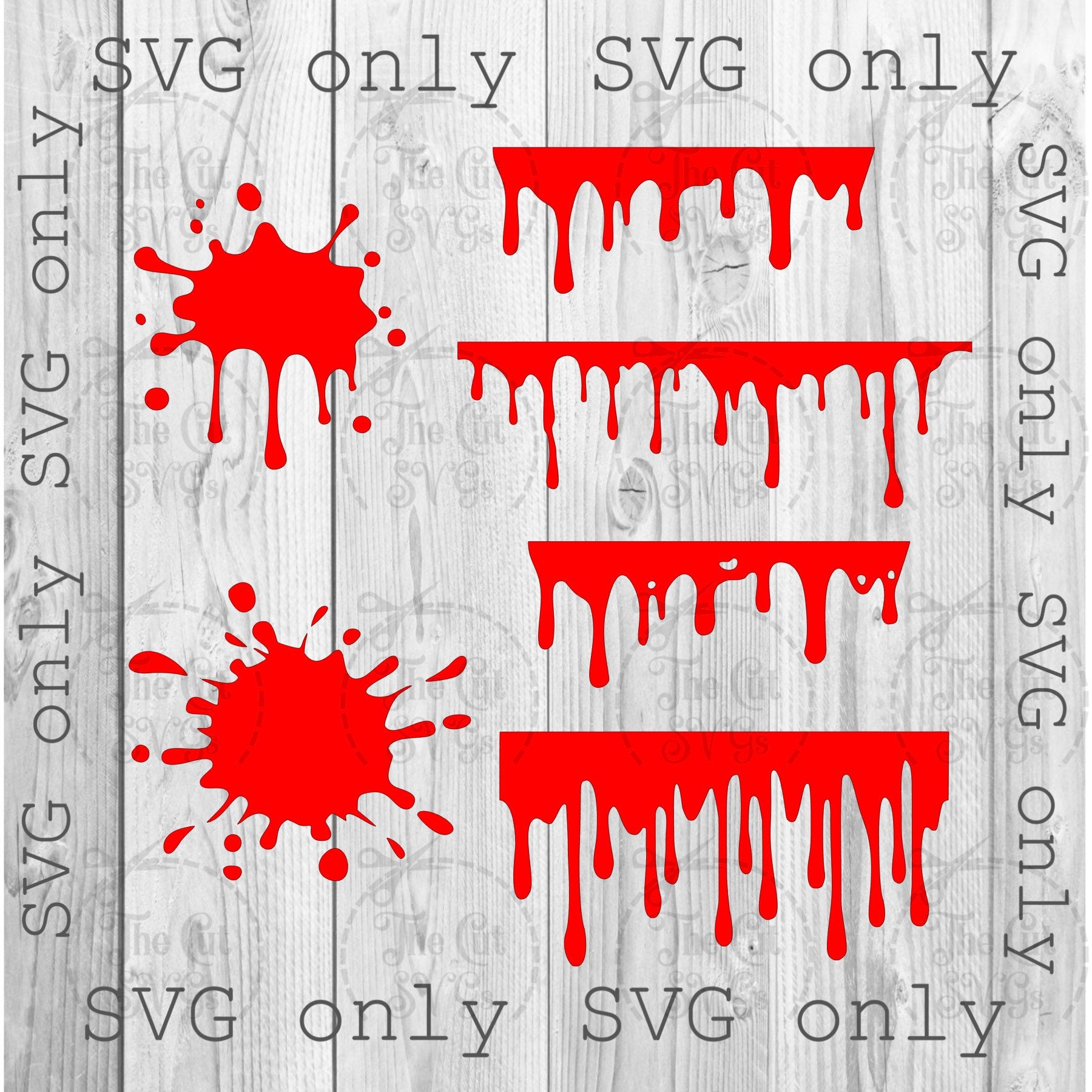 Dripping Svg Dripping Lips Svg True Crime Svg Blood Svg | Etsy