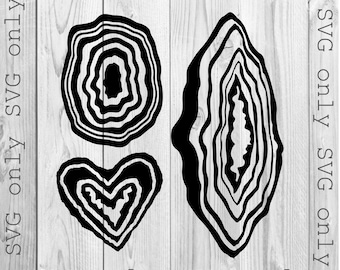 Geode SVG, Geode Formen SVG, Geode Tumbler SVG, Geode Vorlage svg, Geode Art SVG, Crystals Geode svg, Geode Outline, Agate svg, SVG Nur