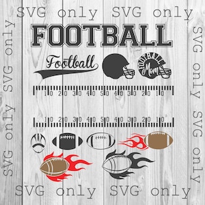 Football SVG, Football Yard Lines Svg, Game Day Svg, Football Season Svg, Football Mom Svg, Football Lines svg, Dad Svg, Football Field Svg
