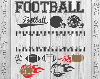 Football SVG, Football Yard Lines Svg, Game Day Svg, Football Season Svg, Football Mom Svg, Football Lines svg, Dad Svg, Football Field svg