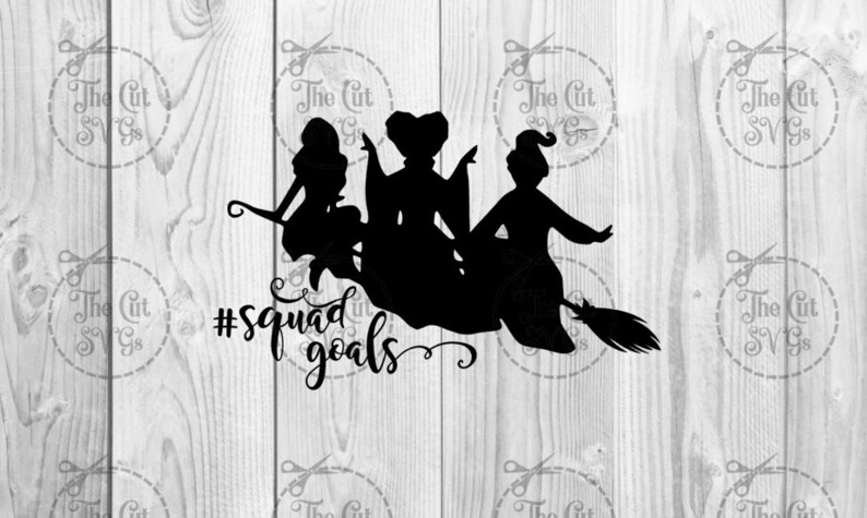 Download Squadgoals Svg Halloween Svg Witches Hair Halloween Svg Etsy