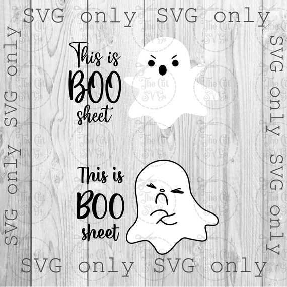 Boosheet SVG BOO Sheet Svg Halloween Svg Cute Ghost Svg | Etsy