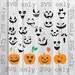 Pumpkin Face svg, Jack O Lantern Faces, Cute Halloween Faces, Funny Fall Halloween Svg, Pumpkin Svg, Halloween Svg, SVG Only 